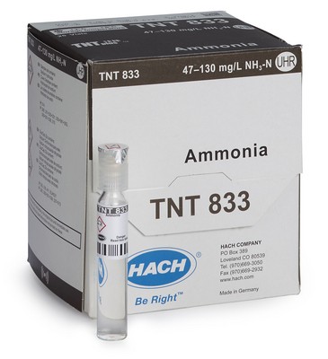 Ammonia TNTplus Vial Test, UHR (47-130 mg/L NH3-N)